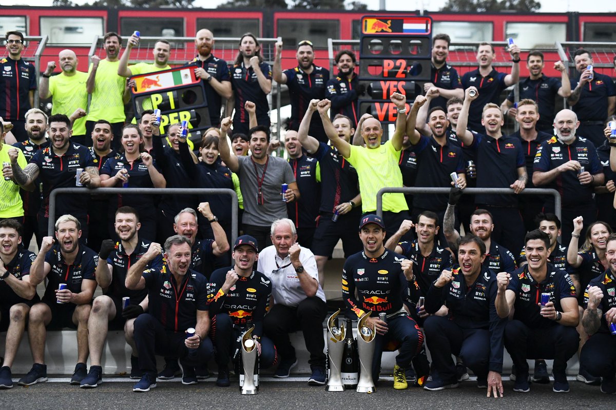 Max33Verstappen's tweet photo. P2 today 👊 A bit unlucky with the safety car but nevertheless, learned a lot and another One-Two finish. This is a very good team result here in Baku @redbullracing @SChecoPerez 💪 https://t.co/Lno0jgUy8p