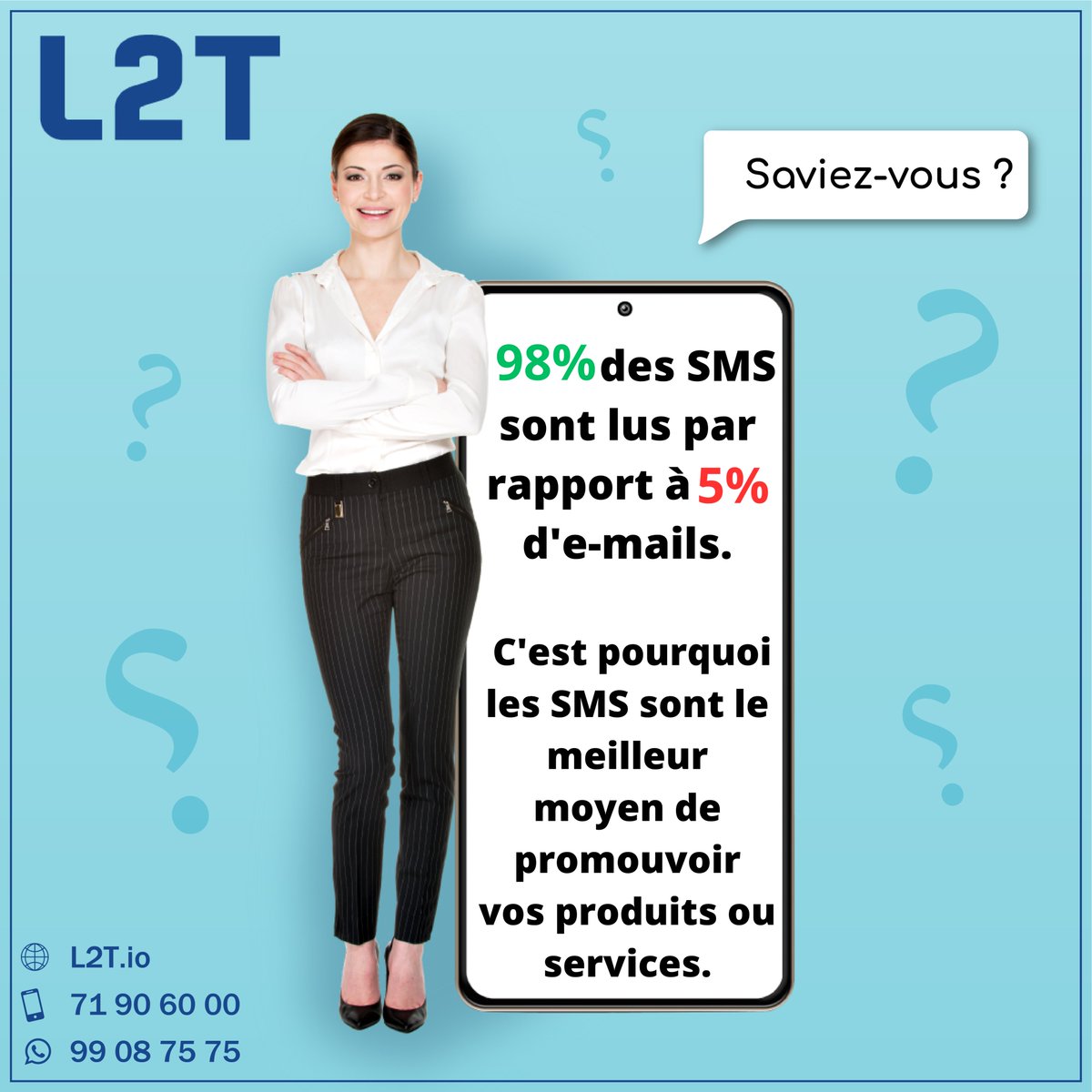 LandolsiTelecom's tweet photo. Dans le cadre d'un nouveau concept saviez-vous 📢, chaque semaine, nous vous offrons une information pour que vous puissiez profiter de plus d'idées sur le monde des "SMS" 💌
Aimez la publication 👍 et attendez nous chaque semaine.⏰

🌐 https://t.co/pHXghJYz8f
#DidYouKnow ‼️ https://t.co/WIQTeN86Sy