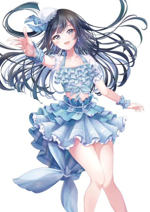 3人配置するとどうしてもスカート部分隠れちゃったのでせつ菜ちゃん単体でも