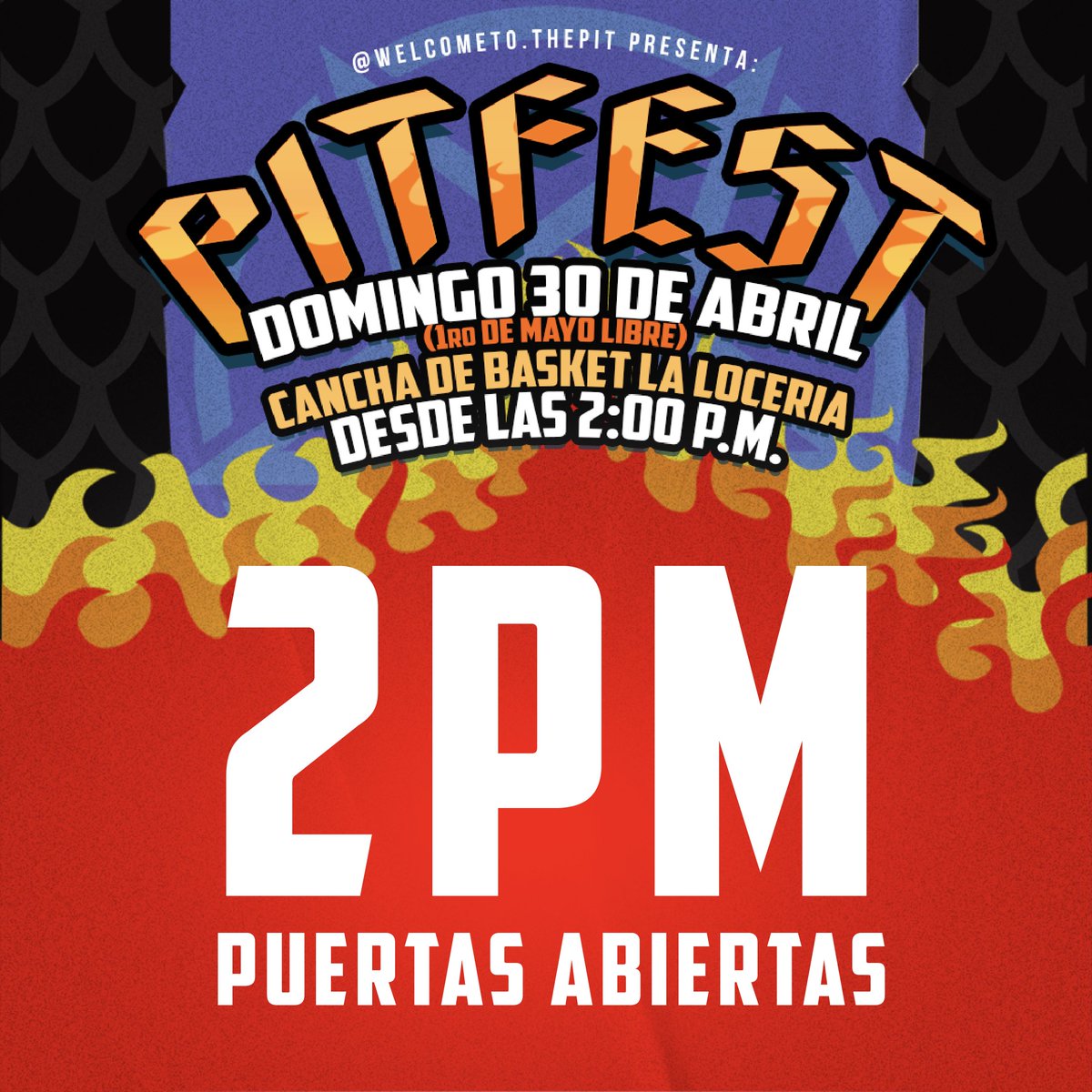 cokastar's tweet photo. HOY ES EL #PITFEST!!!! https://t.co/AGwOlTcB97