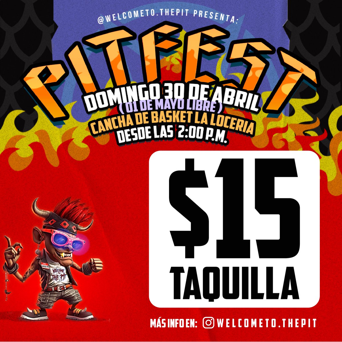 cokastar's tweet photo. HOY ES EL #PITFEST!!!! https://t.co/AGwOlTcB97