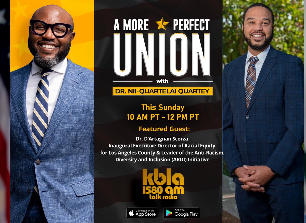 drniiquartelai's tweet photo. THIS SUNDAY 😎 … If you thought Diana Ross’s performance gave you everything you need to ease on down the road at @thegrio’s #WHCD23 AFTER PARTY, don’t miss todays episode of “A More Perfect Union” with @drniiquartelai featuring @DrScorza &amp; @royeljohnson on @kbla1580 #IYKYK https://t.co/XmdxyWXkDw