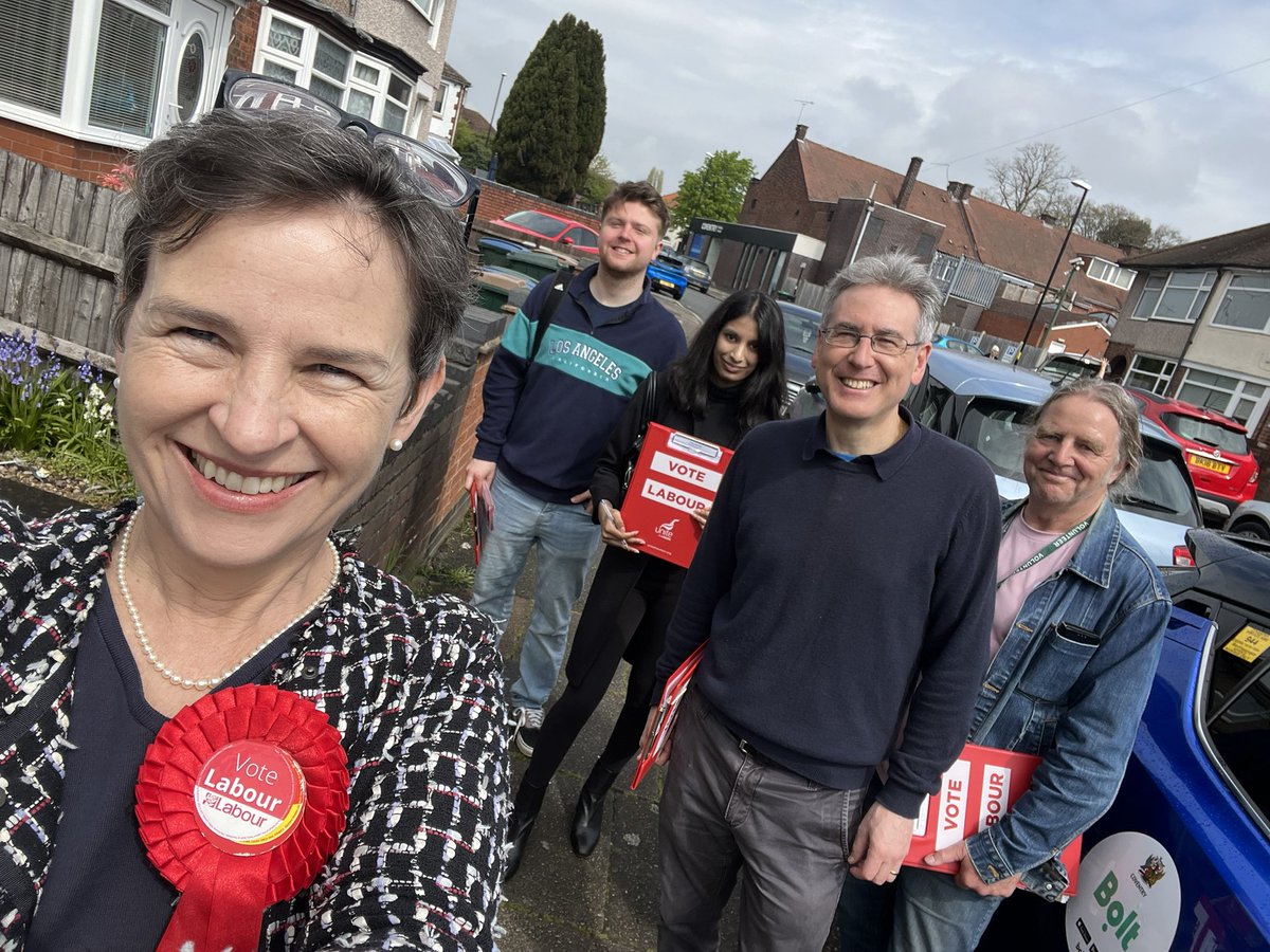 MaryCreagh_'s tweet photo. Fun day out campaigning for @AuluckRK and Cllr Gavin Lloyd with @SimonFosterPCC Cllr @RamLakha &amp; Cov Labour team! https://t.co/wL8SLf60Uu