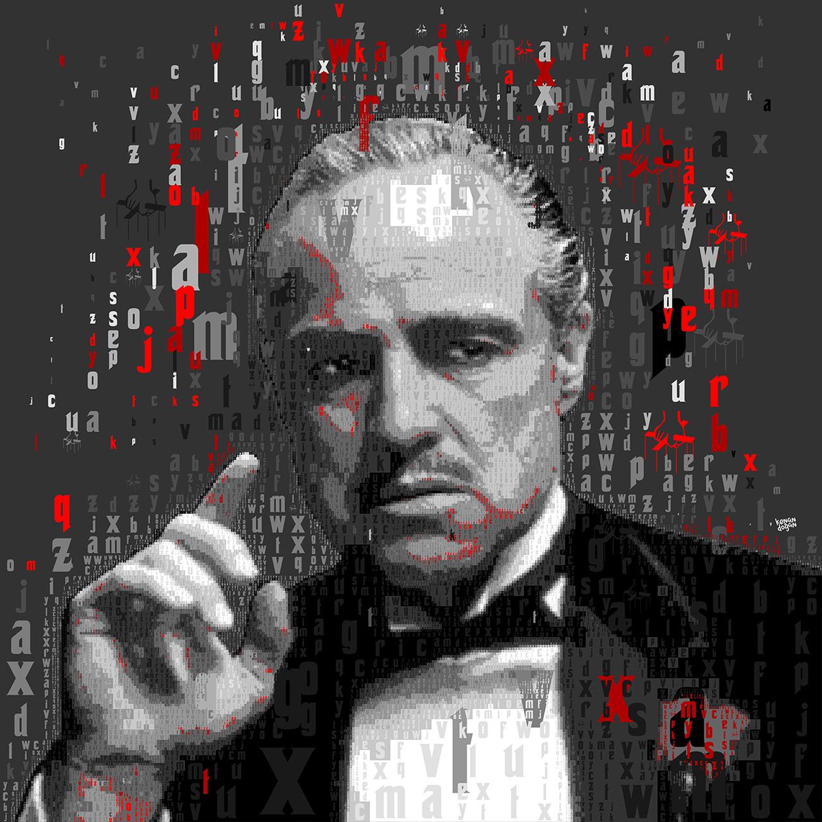kenandoganart's tweet photo. The Offer That Cannot Be Refused: Marlon Brando https://t.co/3KdCF4BErU