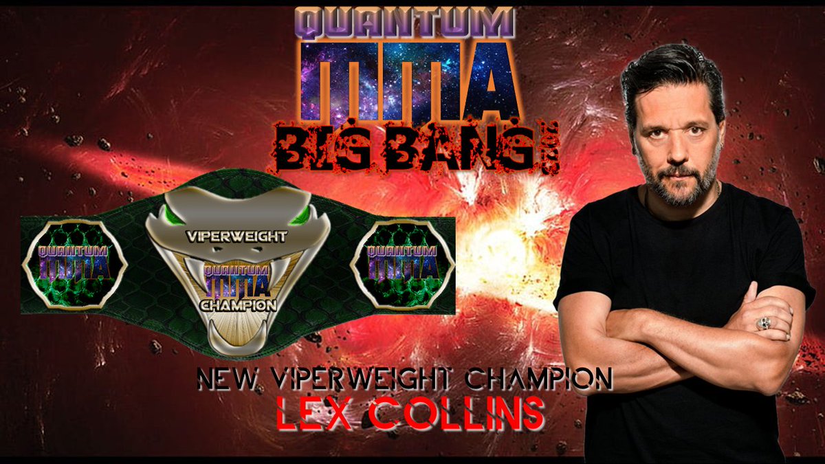 thesplatnetwork's tweet photo. We want to congratulate @lexcollins on being the inaugural Viperweight Championship after his win last night at Big Bang. If you missed it, catch the replay now but do not blink! You may miss a few fights! https://t.co/cjjQyCpL3K