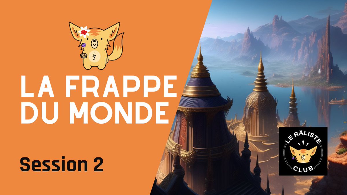 RalisteClub's tweet photo. La campagne de la Frappe du Monde continue !

Notre groupe a rendez-vous (?) avec la Grande Prêtresse. 
Va-t-elle se rendre compte que ce ne sont que des IMPOSTEURS ???  (Spolier : l'Apocalypse approche 😈)

https://t.co/hFF8imqLdX

#actualplay #jdr #ARCrpg #MagnetoRoliste https://t.co/F9FrpfKZs5