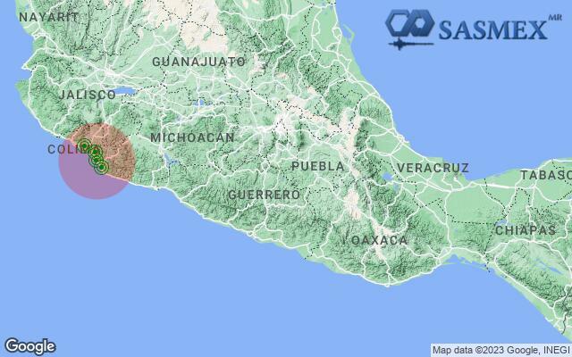 SASMEX's tweet photo. #Sasmex al momento: posible zona epicentral, #TenemosSismo más información en https://t.co/0wBTFo7hiU @Sasmex https://t.co/CrSf4jT1bG