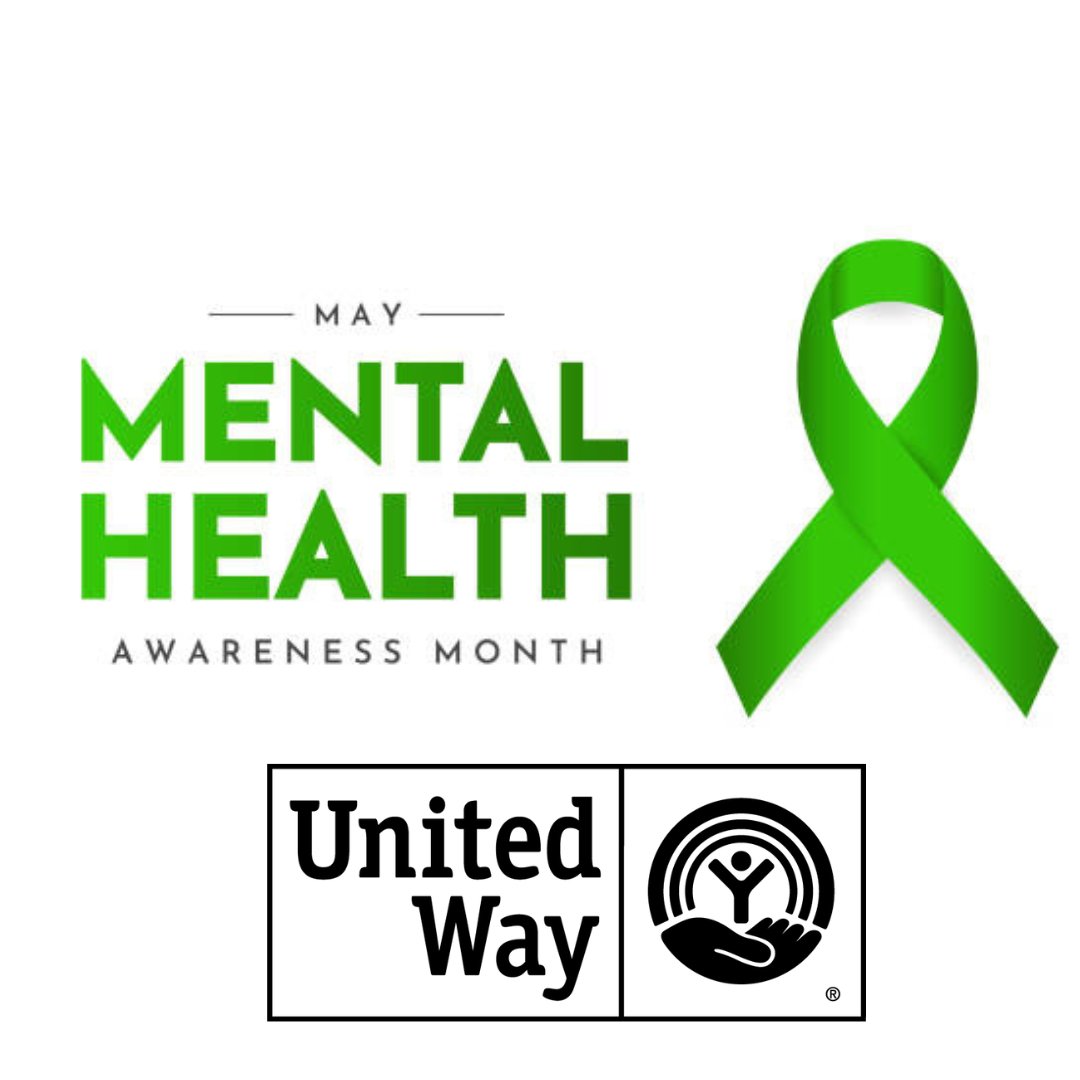 UnitedWayofReno's tweet photo. May is Mental Health Awareness Month. Let's take this time to prioritize our mental health and support those around us who may be struggling. Remember, seeking help is a sign of strength, not weakness. Let's break the stigma and start the conversation. #unitedwayofrenocounty https://t.co/9HQfGBN8Is