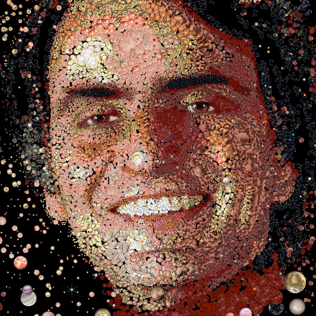 kenandoganart's tweet photo. Cosmic Dream: Carl Sagan https://t.co/BUS50xITbI
