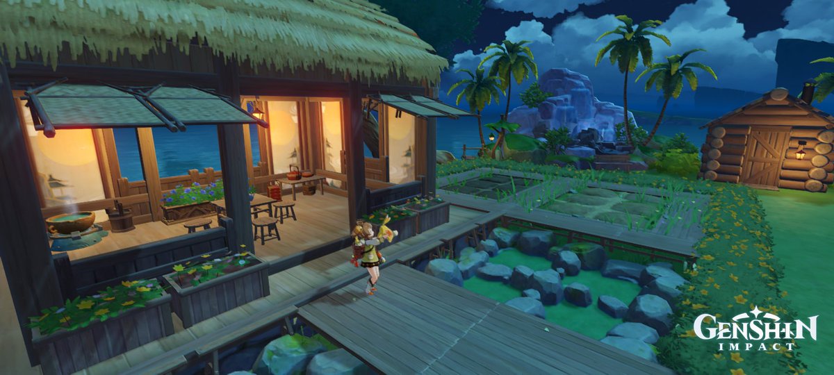 joyfulflo's tweet photo. Oceanview Tea Hut &amp; Farm \⁠(⁠๑⁠╹⁠◡⁠╹⁠๑⁠)⁠ﾉ⁠♬
https://t.co/SvLLVthrMN

#genshinimpact #sereniteapot #replica #sereniteapotdaily #sereniteapotdesign #塵歌壺 #原神 #原神ハウジング #原神写真部 https://t.co/S8i5bx6SW6