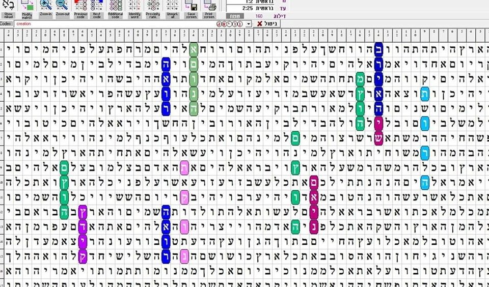 DalitMilshtein's tweet image. &quot;לעולם ה&apos; דברך ניצב בשמים&quot; (תהילים קיט&apos; פט&apos;),   האותיות האלוקיות נמצאות ומלובשות בתוך השמים תמיד כדי להחיותם, כל רגע , מאין ליש ממש בתמונה , 160 אותיות בשורה בראשית א ו ב  אמונה תורה בריאה מצוה  צדיק תקון האור ו.. &quot;יש מאין&quot;
#biblecode #Torah #Genesis facebook.com/Toracod