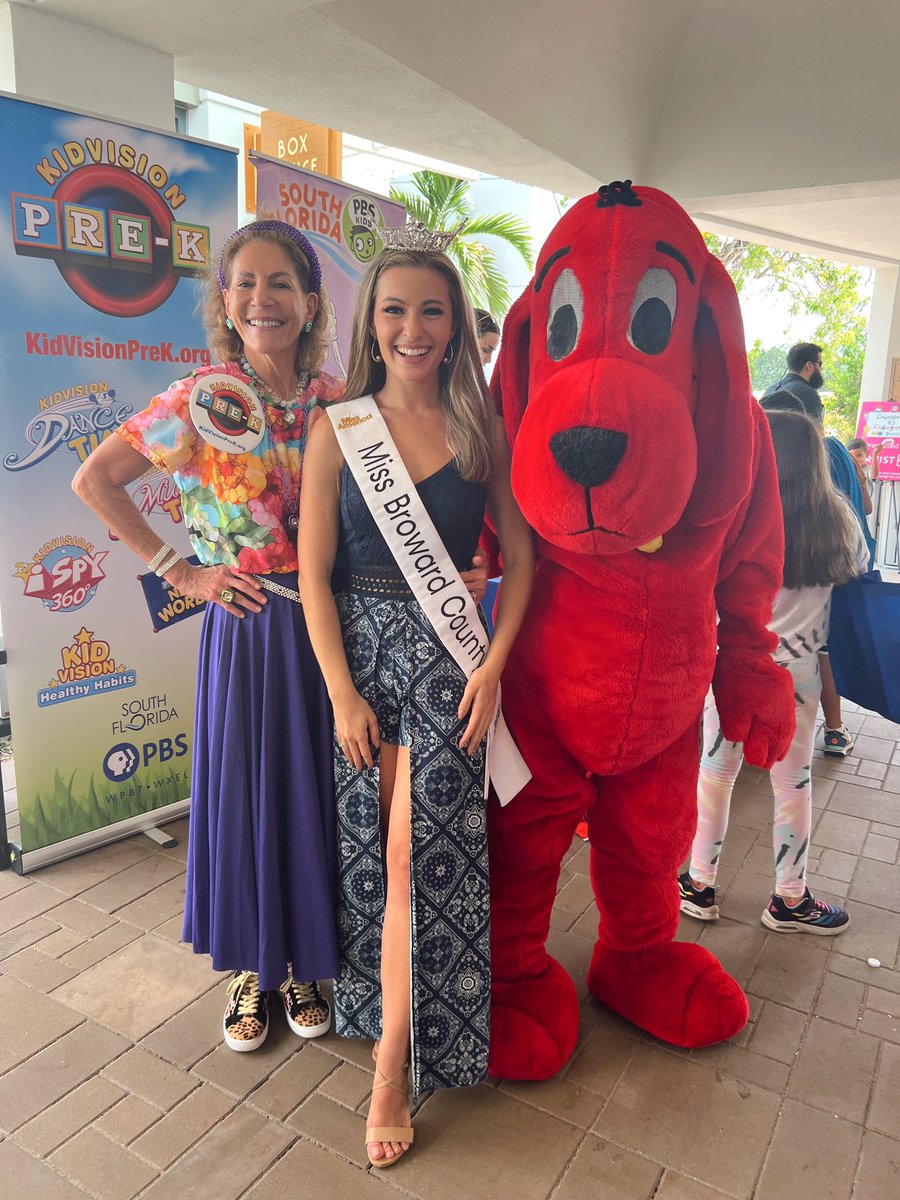 What a fun day at @browardschools Countdown to Kindergarten event! Thank you @WPBT2 for having me join with Miss Penny and Clifford! 

#MissBrowardCounty #MissFlorida #CountdowntoKindergarten #BrowardSchools #PBS #KidVision