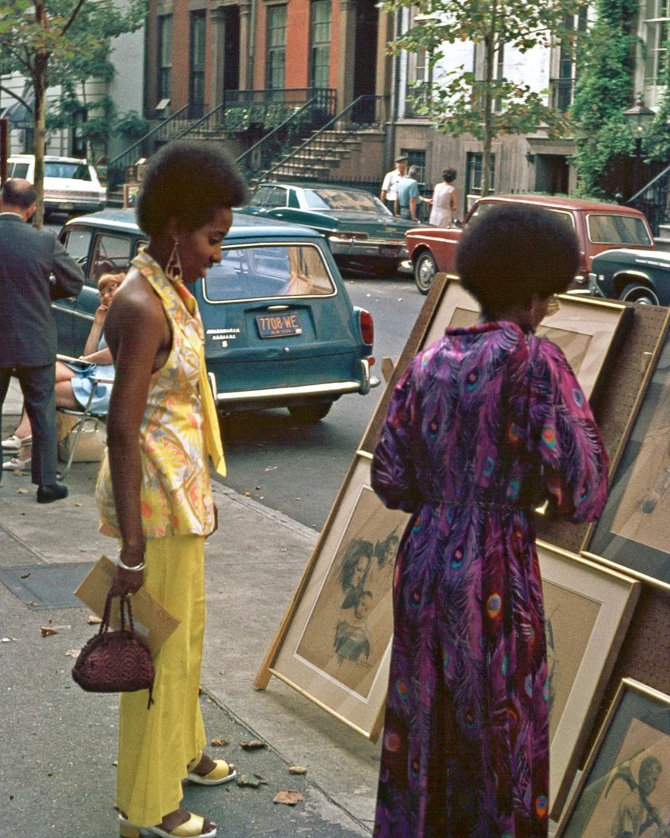 Icons only in Greenwich village, 1971.