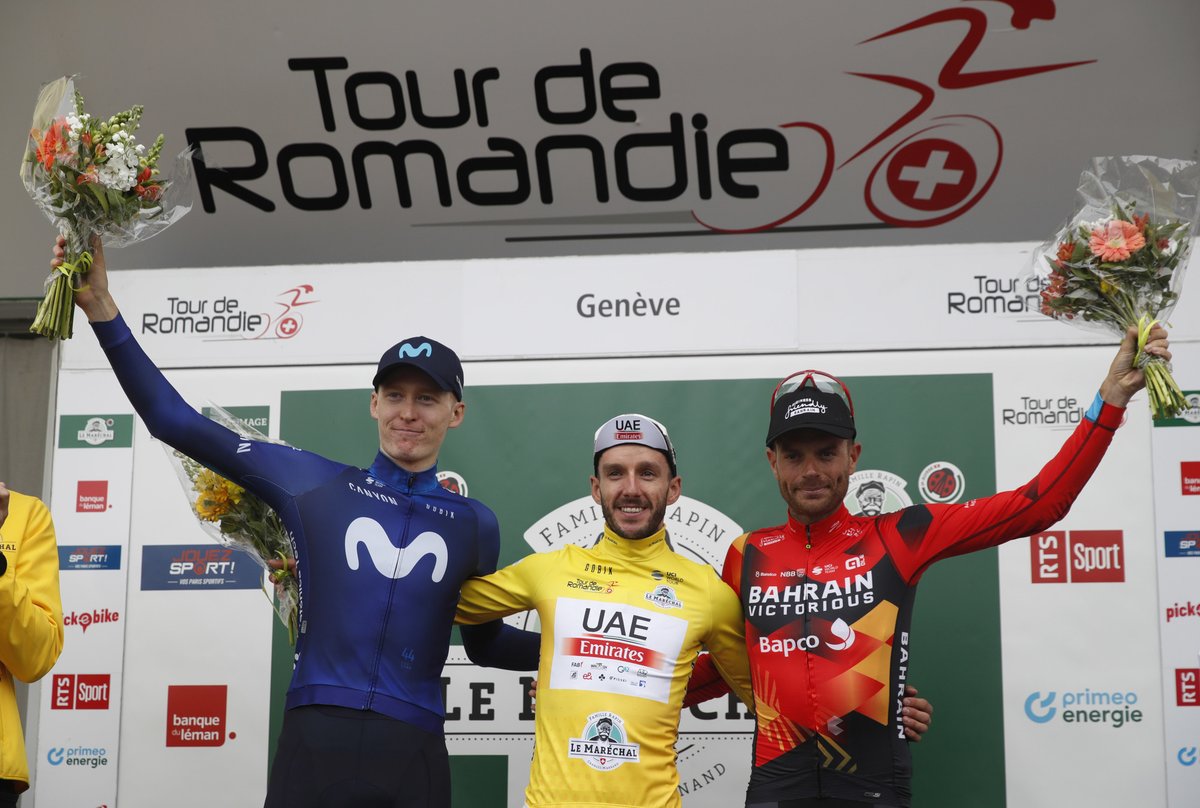 🇨🇭 #TDR2023 

🥉 @CarusoDamiano seals 3rd place in GC @TourDeRomandie 

#RideAsOne 

🔗 bit.ly/3Nqe5Gh

📸 @SprintCycling