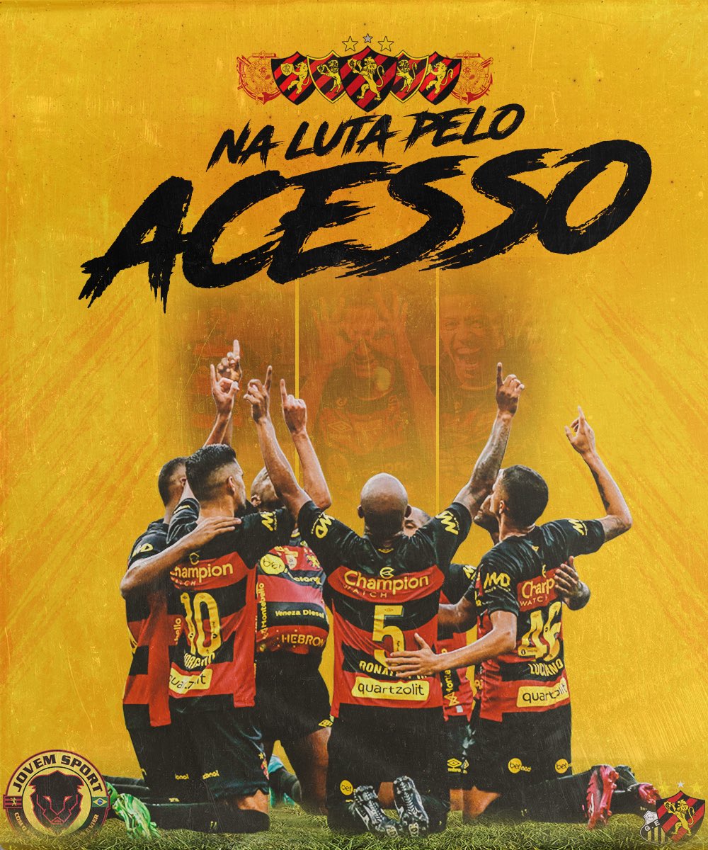 HOJE TEM SPORT! 🦁

Logo mais às 15:30h o Sport estreia na Série B, o Leão enfrenta o Novorizontino em São Paulo.

Desejamos boa sorte aos jogadores e comissão técnica de hoje.