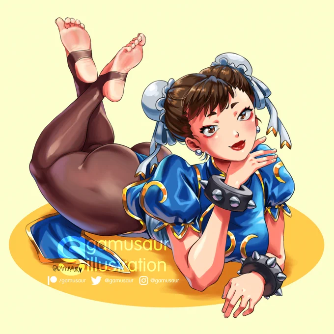 Chun Li voted by my beloved p4tre0ns this month 