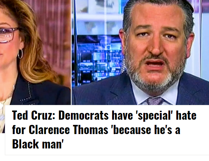 No <a href="/tedcruz/">Ted Cruz</a> 
Democrats have a special hate for YOU because you're a loathsome highbinder and a repugnant lickspittle.