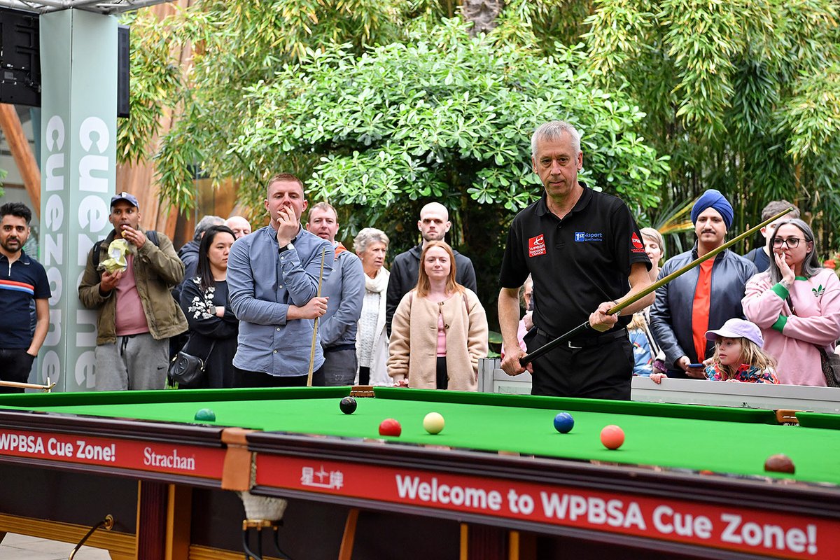 WPBSAofficial's tweet photo. PLAY THE PRO!

It has been great to welcome former Crucible finalist Nigel Bond to the Cue Zone today as he has taken on members of the public to raise money for Jessie May

https://t.co/qRJwPnLnvP

📷: @SheffieldSport https://t.co/NVsjwfNPkh