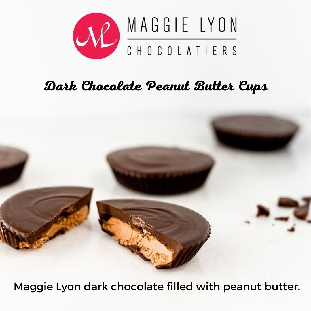 MaggieLyonGA's tweet photo. Make your day a little sweeter with our dark chocolate peanut butter cups! 

Order today at https://t.co/8n46gyNhri

#maggielyonchocolatiers #maggielyon 
#chocolate 
#darkchocolate 
#milkchocolate #whitechocolate #peanutbuttercups https://t.co/98CqwR8net