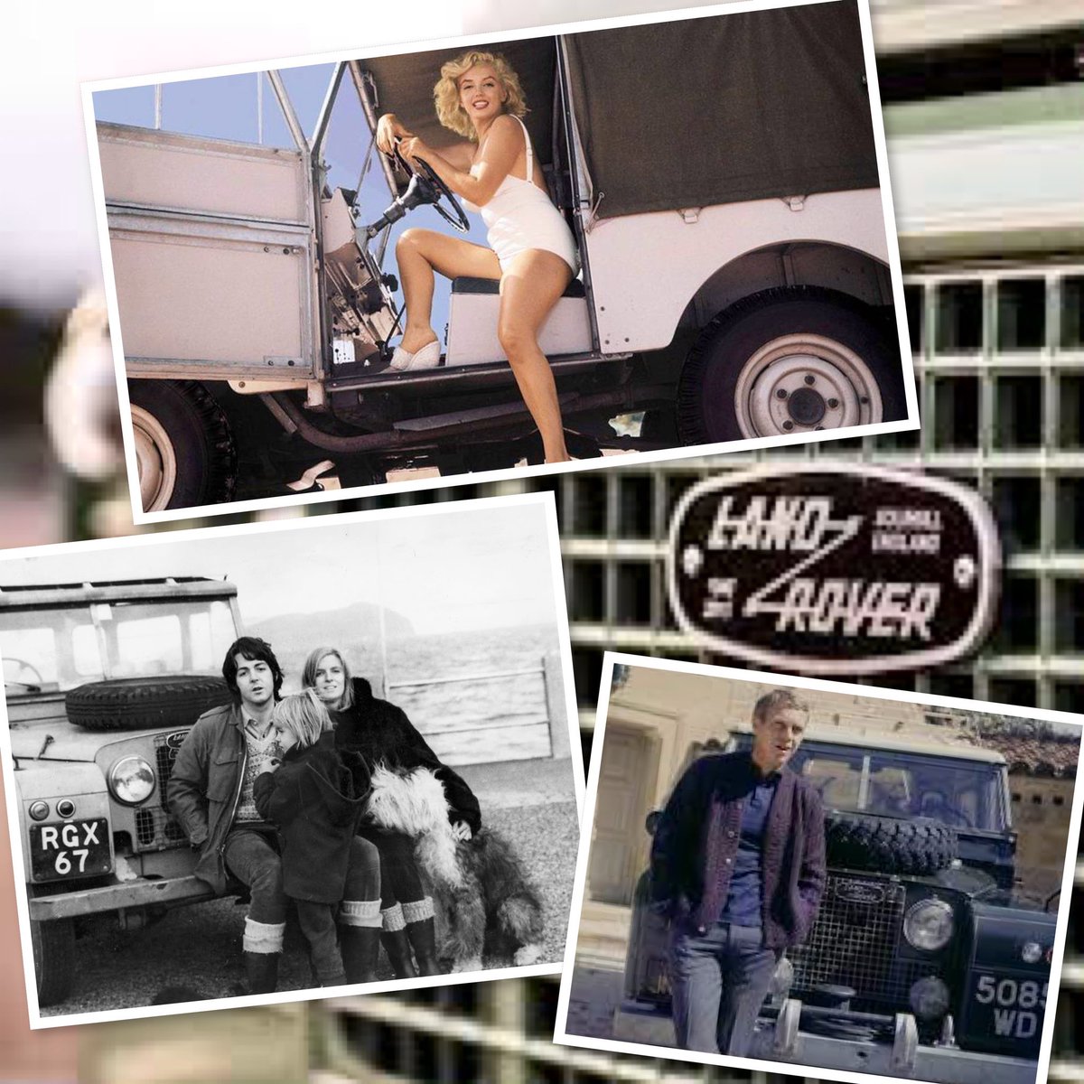 #OnThisDay in 1948, the Land Rover was officially unveiled at the Amsterdam Motor Show. Here are just three that followed ... 

📷 Sam Shaw / Fanny McCartney / Getty

#MarilynMonroe #PaulMcCartney #LindaMcCartney #SteveMcQueen #LandRover