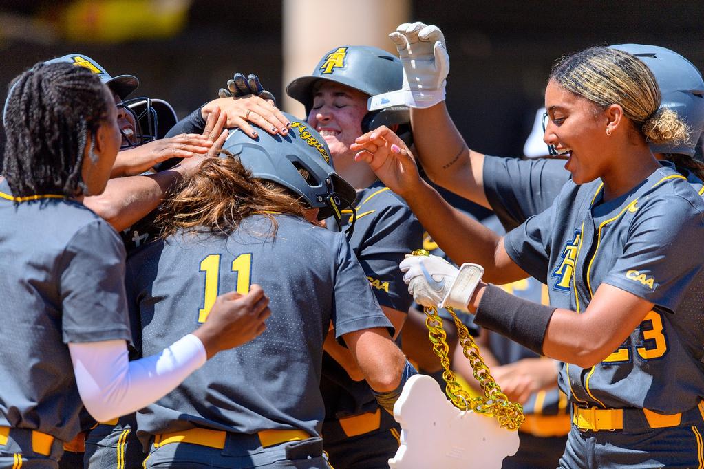 🥎 <a href="/NCATSOFTBALL/">The Official NC A&T Aggie Softball</a> we'll see you at the #CAAChamps! The Aggies punch their ticket to the conference tournament in their inaugural CAA season.