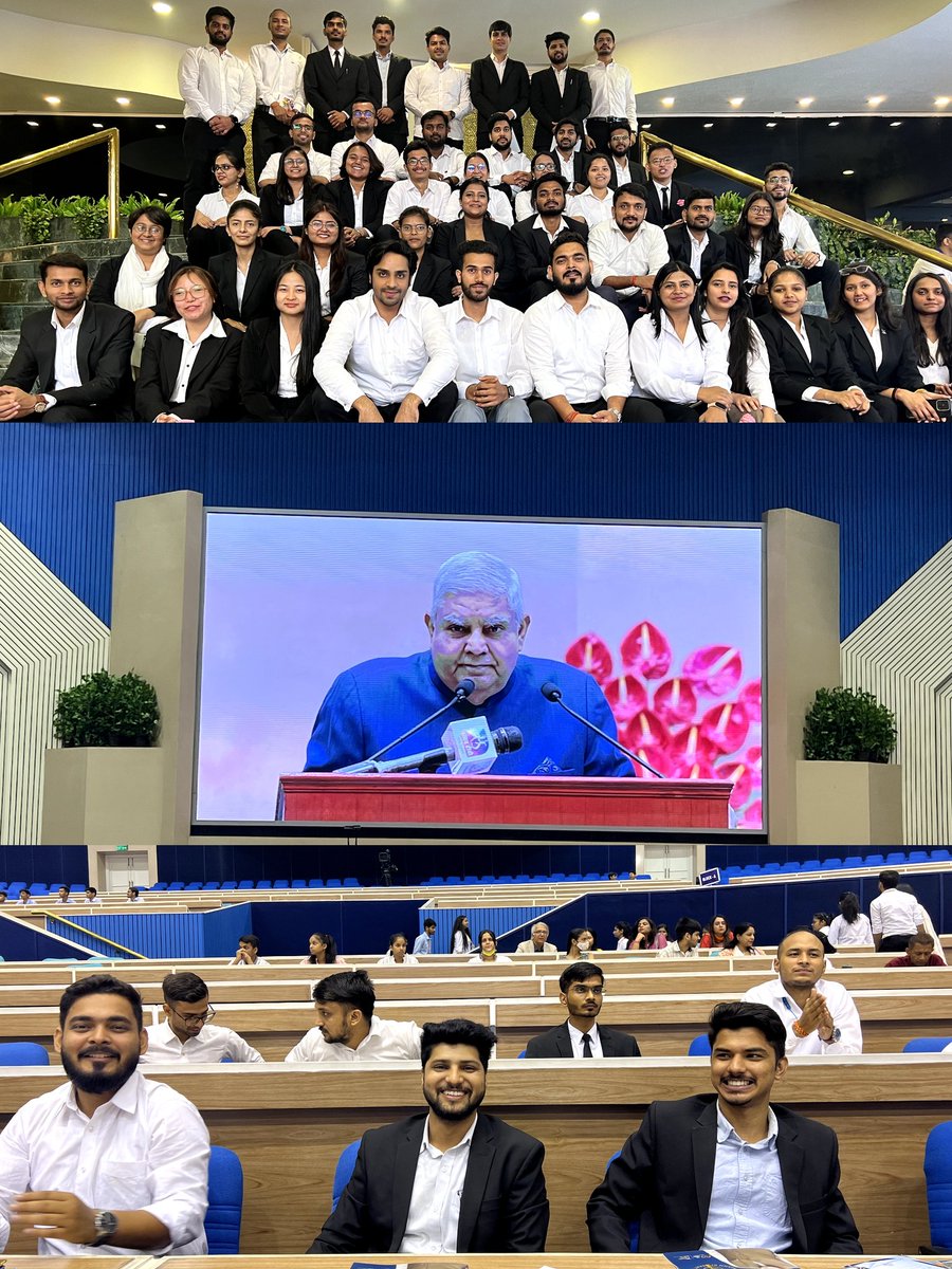 nss_lc1's tweet photo. OUR VOLUNTEERS WITNESSED NATIONAL CONCLAVE ON MAN KI BAAT @ 100, AT VIGYAN BHAWAN, NEW DELHI. 

The Hon’ble Vice President of India, Shri Jagdeep Dhankar inaugurated the National Conclave on Mann Ki Baat @100 on the occasion of 100th episode of Mann Ki Baat. https://t.co/7Cx7zN1cVD