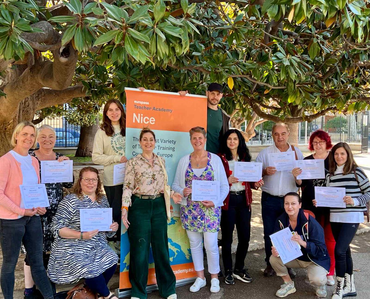 beesworthy22's tweet photo. BEESworthy to Nice!The attended course "From STEM to STEAM education" from 24-28/4/23 by Europass Tracher Academy offered motivating interactive activities and valuable knowledge to our 2 teacher participants! Ready to plan a ST(R)EAM lesson! Thank you @rubysoames! 👏💯 https://t.co/kqZiFXHj1L