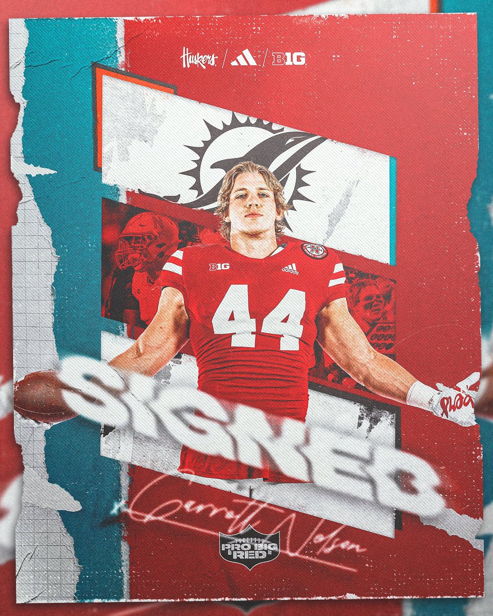#ProBigRed Signing:

<a href="/gnelson763/">Garrett Nelson</a> → <a href="/MiamiDolphins/">Miami Dolphins</a>