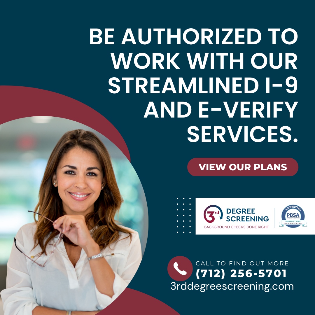 📝 Simplify Your Employee Onboarding Process 📝 Our streamlined I-9 and E-Verify services make it easy to verify your employee's eligibility to work.

Save time and reduce errors by choosing our reliable and efficient solutions.

#EfficientOnboarding #LegalCompliance