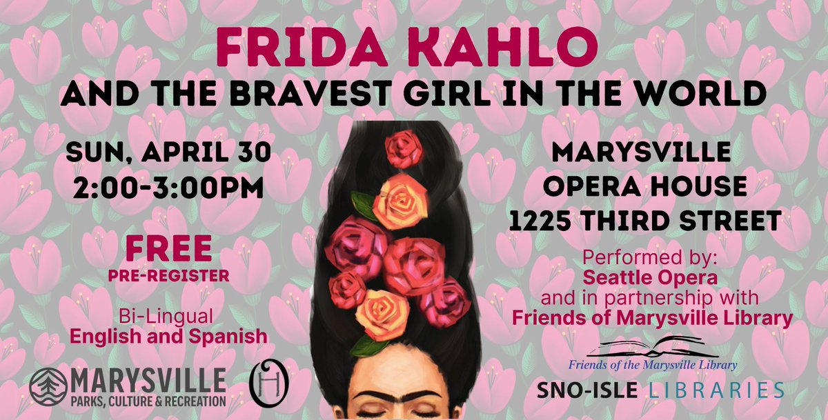 RESolutionsGrp's tweet photo. Seattle Opera is thrilled to present Frida Kahlo and the Bravest Girl in the World, an hour-long bilingual opera written for youth audiences. This opera tells the story of Mariana, a young girl living in Mexico City who has her portrait painted by Frida Kahlo. https://t.co/bbXGuzKEce