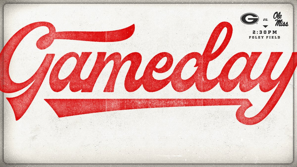 BaseballUGA's tweet image. Rubber game on deck!

🆚: Ole Miss
⏰: 2:30 pm
📍: Oxford, Miss.
📺: gado.gs/ombsbwatch3
🎧: gado.gs/ombsblisten3
📊: gado.gs/ombsblivestats

#GoDawgs
