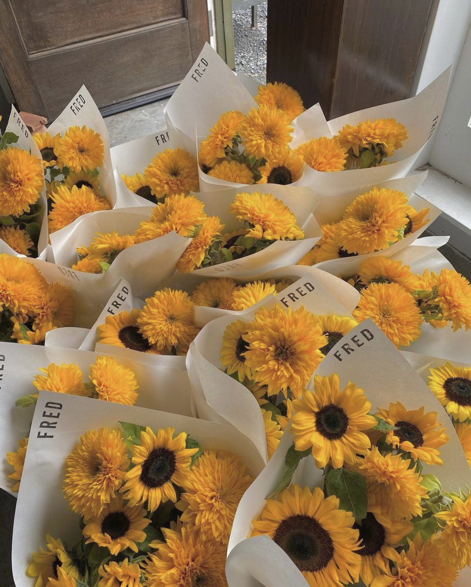 los ramos de girasoles son superiores.