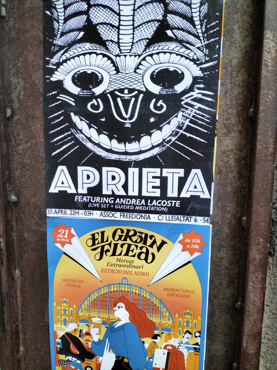 phranphran's tweet photo. #Aprieta Avui al Raval. Cuan acabe la pluja. Pel la nit. 
Ens veiem. https://t.co/qO4ImO5RF8