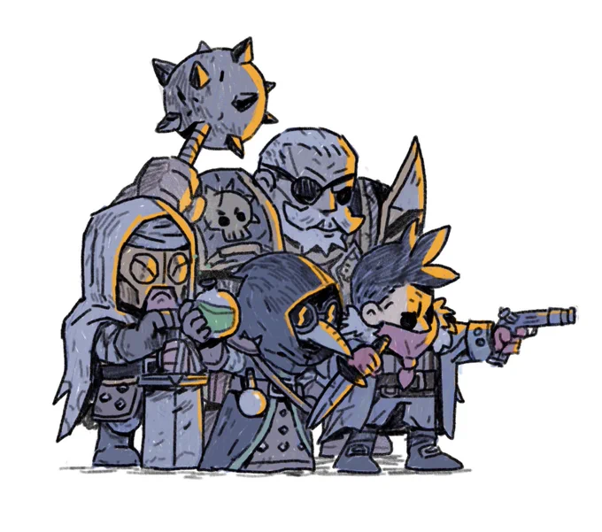The Leper and Man at Arms (dad!) join the line up! Darkest Dungeon 2 is out May 8th on Steam!!