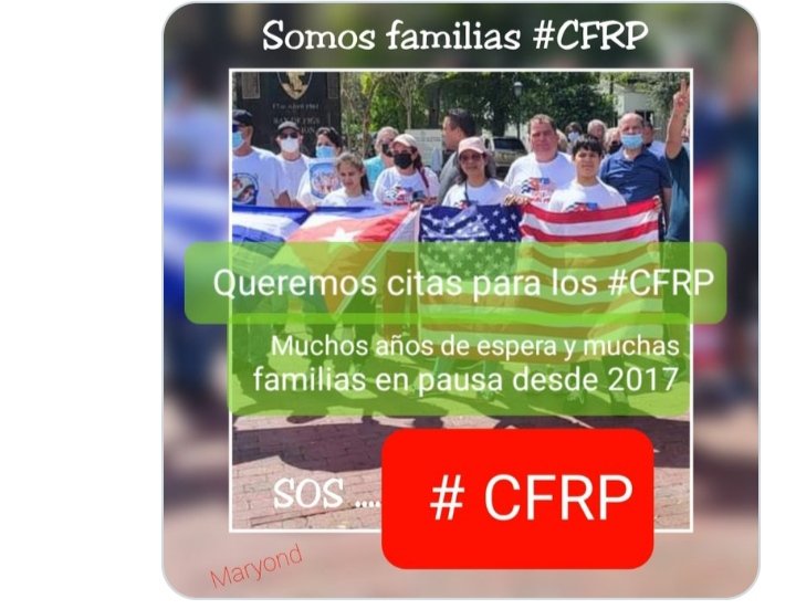 garcia_lisbey's tweet photo. Necesitamos citas son muchos años de espera la familia debe estar junta https://t.co/vVfgIDeAl9