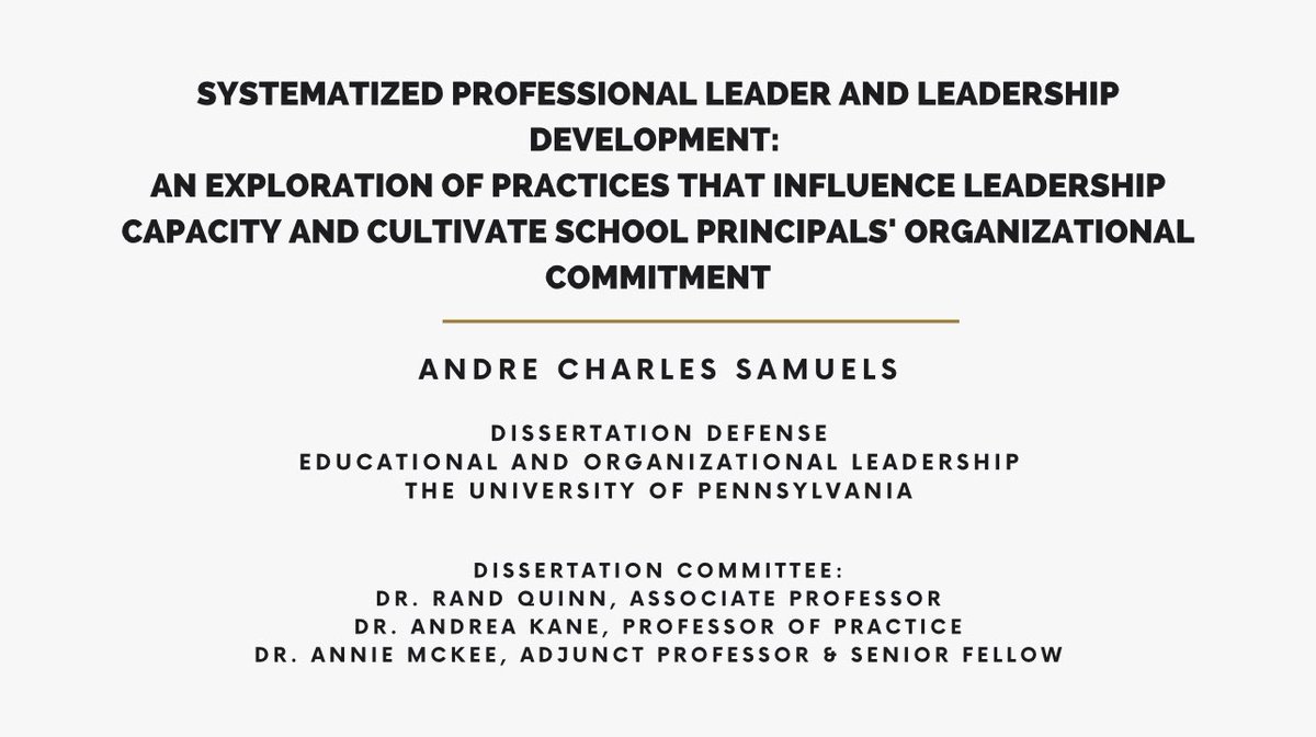 Andre Samuels, Ed.D tweet media