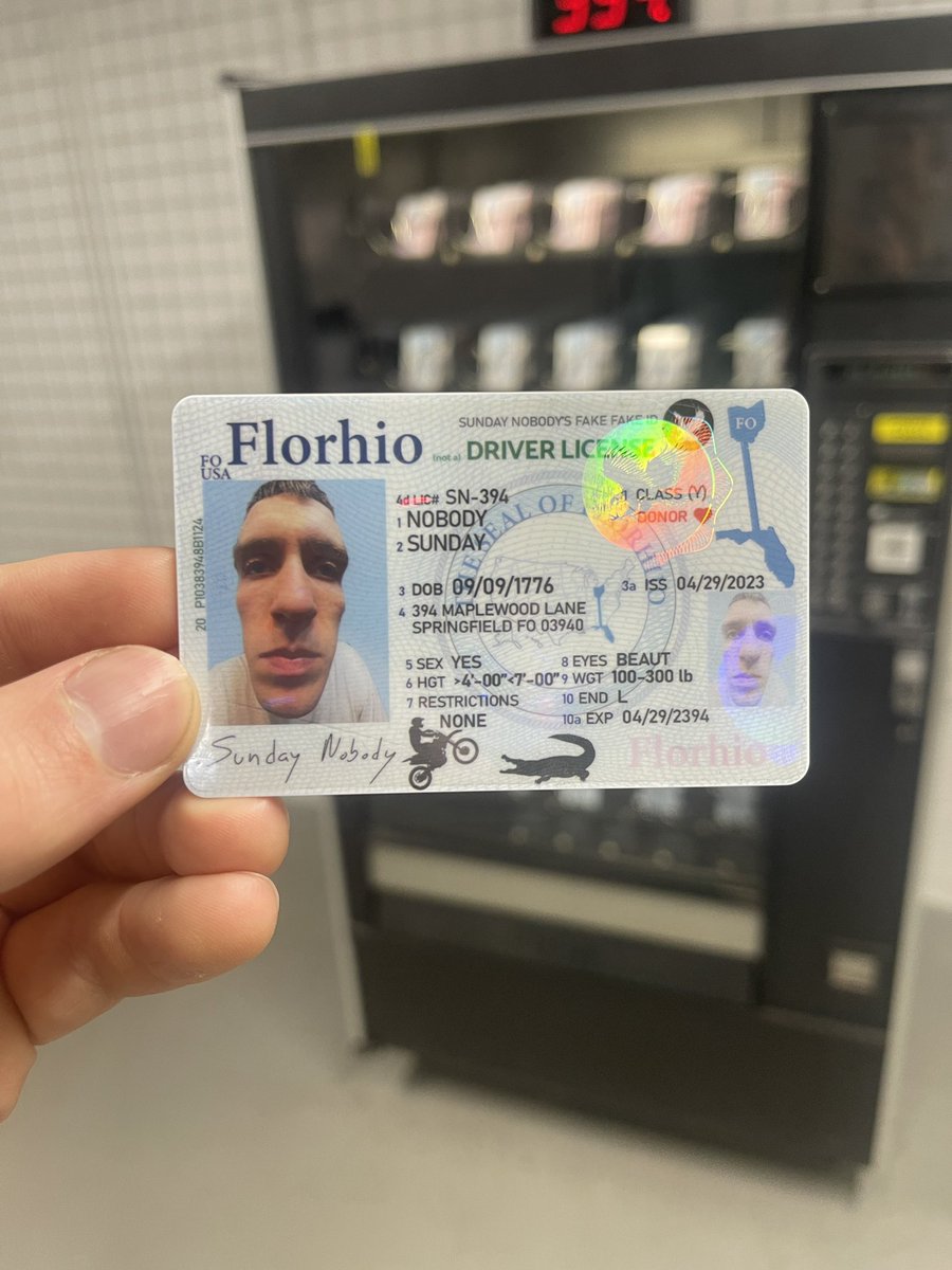 Fake fake ID #2: Florhio 
I propose we combine Flordia and Ohio into one super state