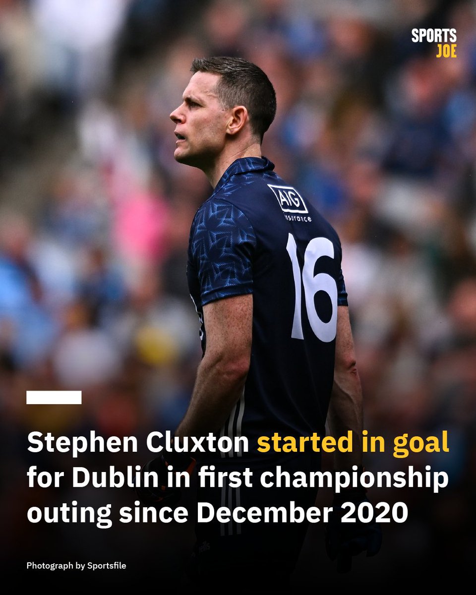 GAA__JOE's tweet photo. 862 days after his last championship outing, Stephen Cluxton made his return for Dublin 🧤 https://t.co/R1dSPX7tlP