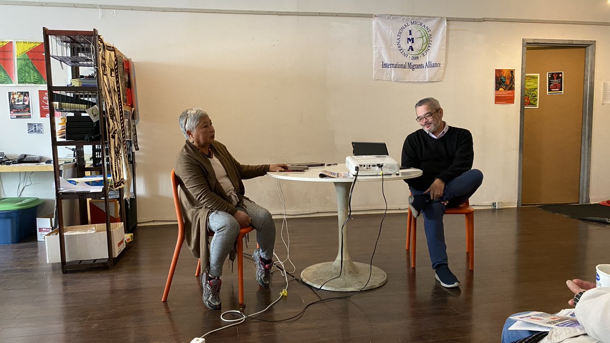 Here today with Migrante Quebec at a forum on OFWs with stories shared from experiences in Canada and in the Philippines