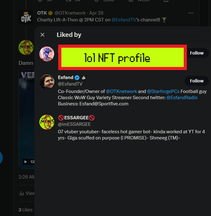 🚫ESSARGEE BoomHandJustice (ironic vtuber) tweet media