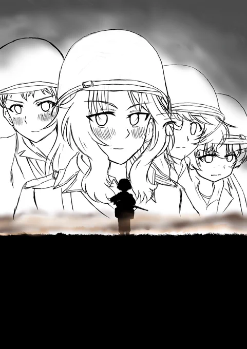夏コミの映画パロディ合同本の原稿です。
何とか週末に線画が終わりました!
今週は表情の細部と色塗り頑張ります😂 