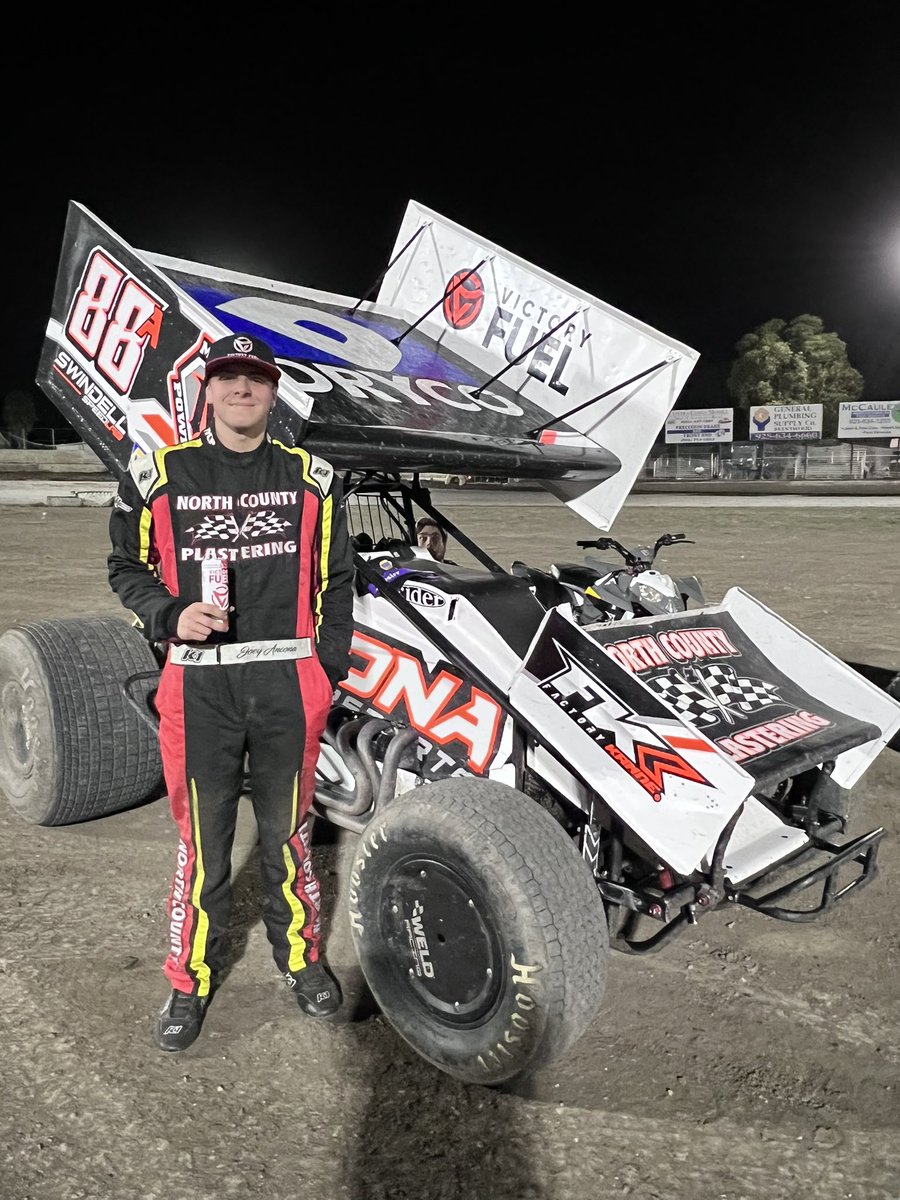 joeyancona88A's tweet image. @NARC410 race results from @AntiochSpeedway :

Qualified 7th
Heat 🥇
Dash 🥇🥓
Feature 3rd

Thankful for all my friends, family &amp;amp; sponsors who came out to support me. It was a special night!