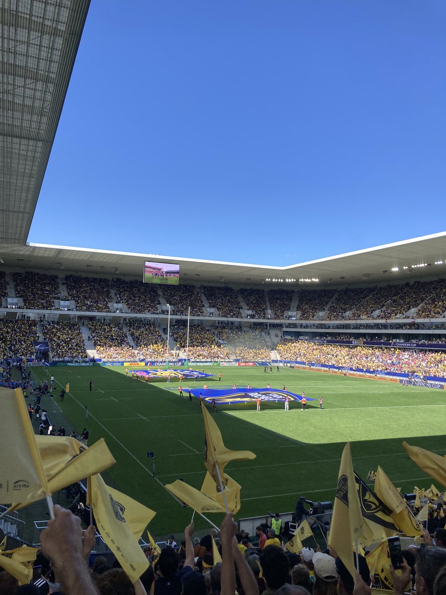 Quel match! Great atmosphere in Bordeaux for La Rochelle Exeter. Merci @SamWhistles <a href="/THIBAULTThier14/">THIBAULT Thierry</a> for the tickets