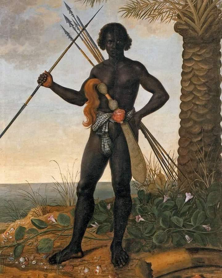 Ganga Zumbi, the African Spartacus. Was born in Kongo in 1630, enslaved and shipped to Brazil to work as a plantation slave. Managed to escape, raised an army of enslaved Africans and founded his own kingdom of Palmares, with a palace and court. THREAD