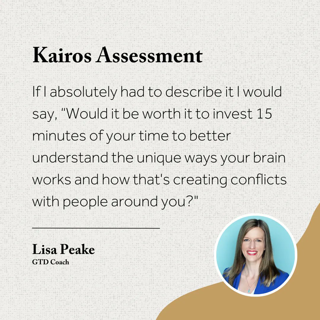 What are your superpowers? What hazards are you more prone to? Where are you most likely to bump into challenges? All these questions and more can be answered when you take the Kairos Assessment: Link in the bio 👈 🔗 #kairosassessment #cognition