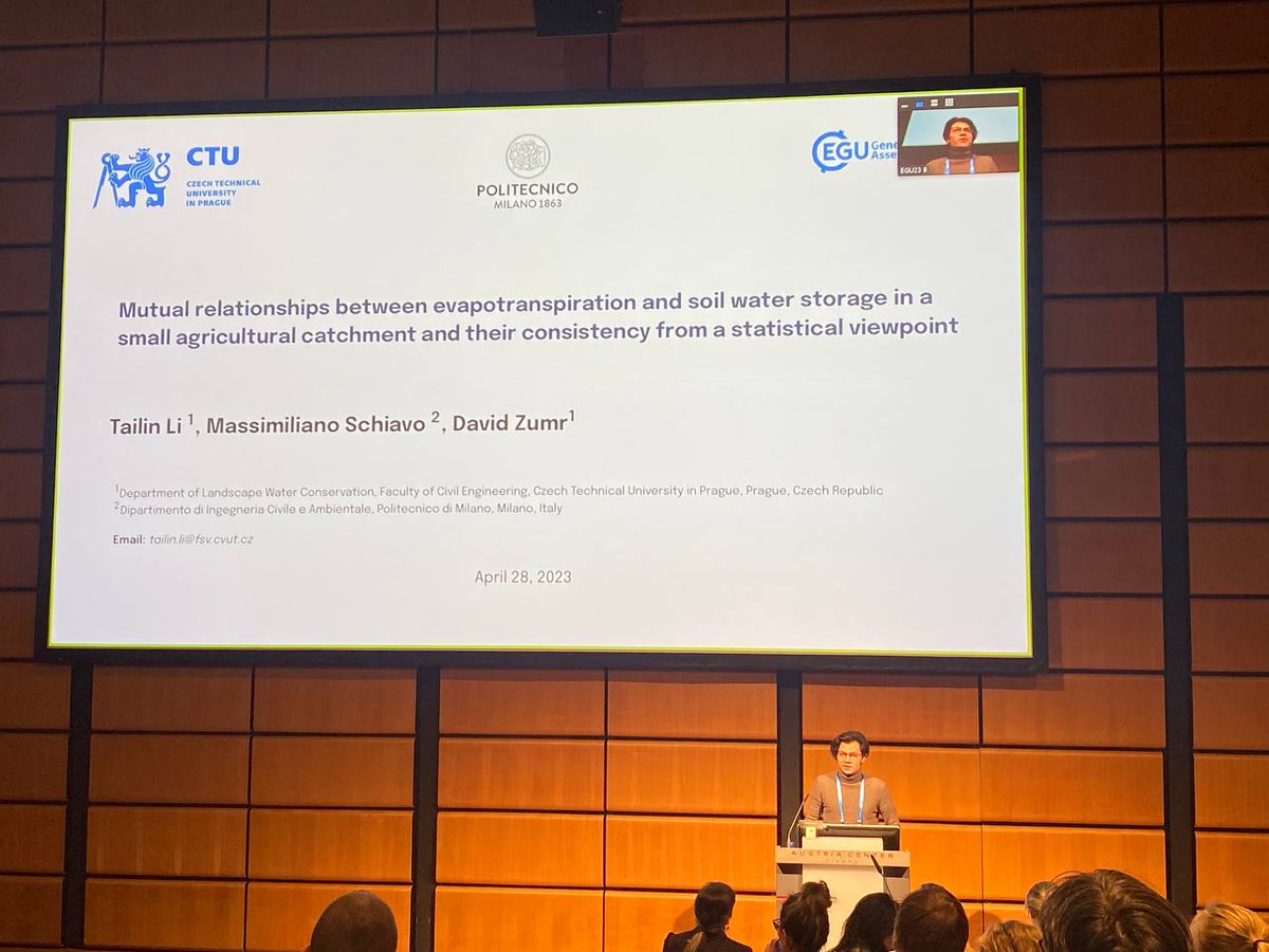 Jsemterrence's tweet photo. Thrilled to give my first on-site presentation at #EGU23 during my final PhD year! Nervous yet excited to share my research at the amazing HS2.2.5 session 🎓🌟 Can't wait to practice, improve, and present more in the future! #phdlife #hydrology #egu_hydrology https://t.co/lDFbL5udZX