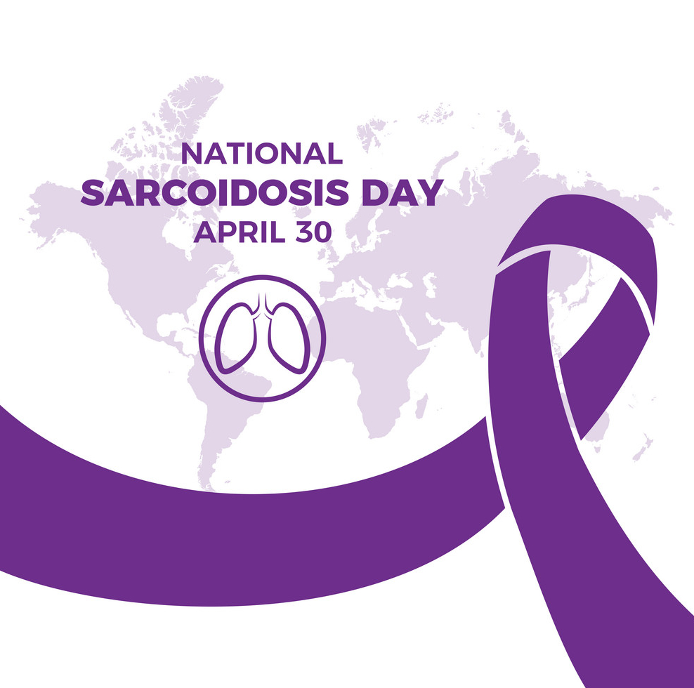 Today is National Sarcoidosis Day. Let's take a moment to raise awareness about this complex and little-known autoimmune disease. Sarcoidosis affects more than 200,000 people in the United States, yet there is still much that is unknown about it. #SarcoidosisAwareness