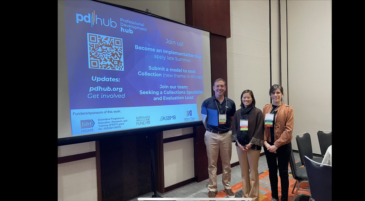 #pdhubCollections Fellows @PaolaRCepeda and Suprawee Tepsuporn recently joined @billlindstaedt to present #NPA2023AC about the intentional design of educational approaches to enhance inclusivity for #careerdev. pdhub.org/news-events/ne… 

More coming at @Grad_Careers in June!