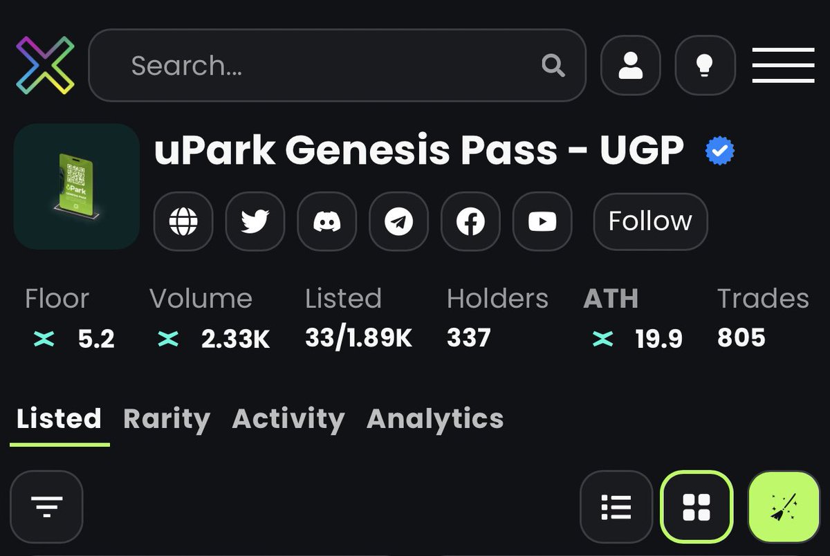 UGP have smashed through 800 secondary sales on @xoxnoNFTs 

🔥🔥🔥🔥🔥🔥🔥🔥

#MultiversXNFTs