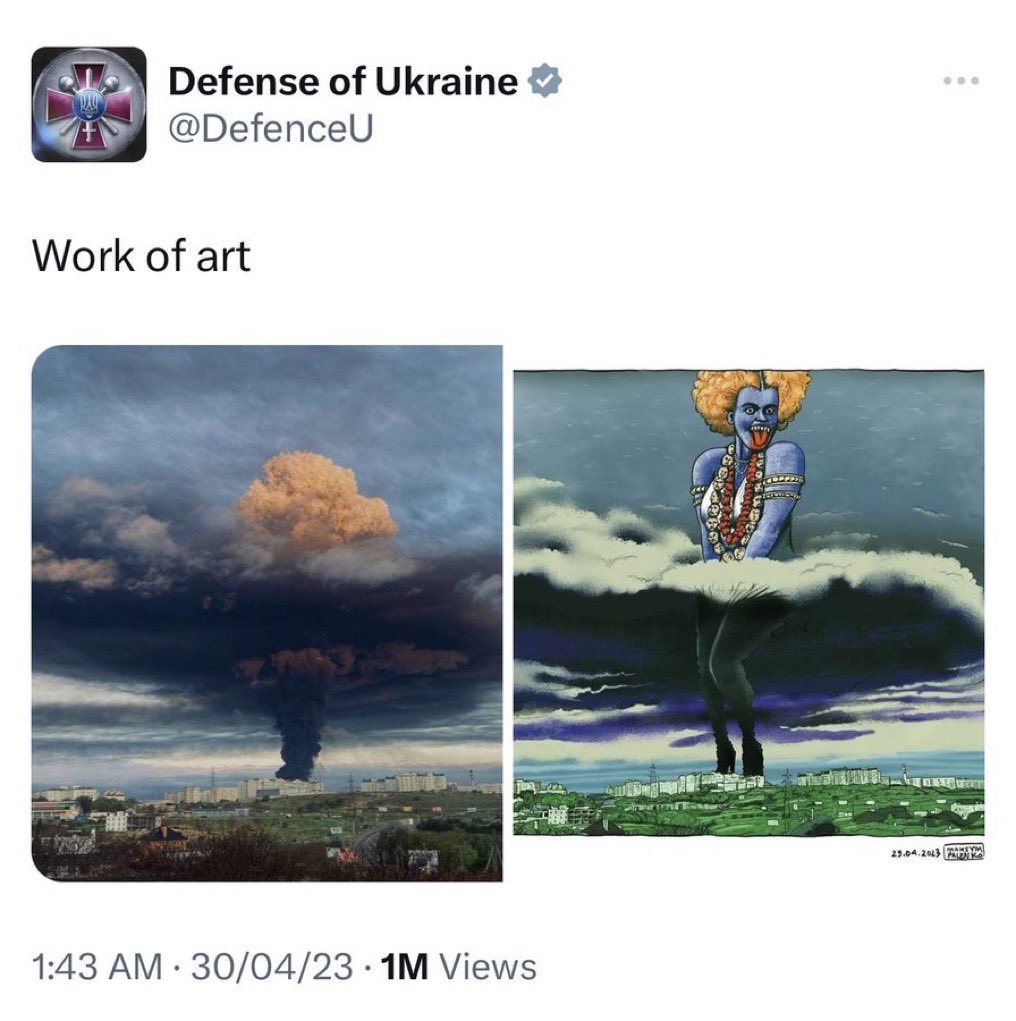 itsKunalRaikwar's tweet photo. Please take note of this defamatory post that shows Maa Kali in a bad light, @MEAIndia @DrSJaishankar 

Keep this in mind the next time Ukraine begs for help and support in the UN. https://t.co/77keJAAV98